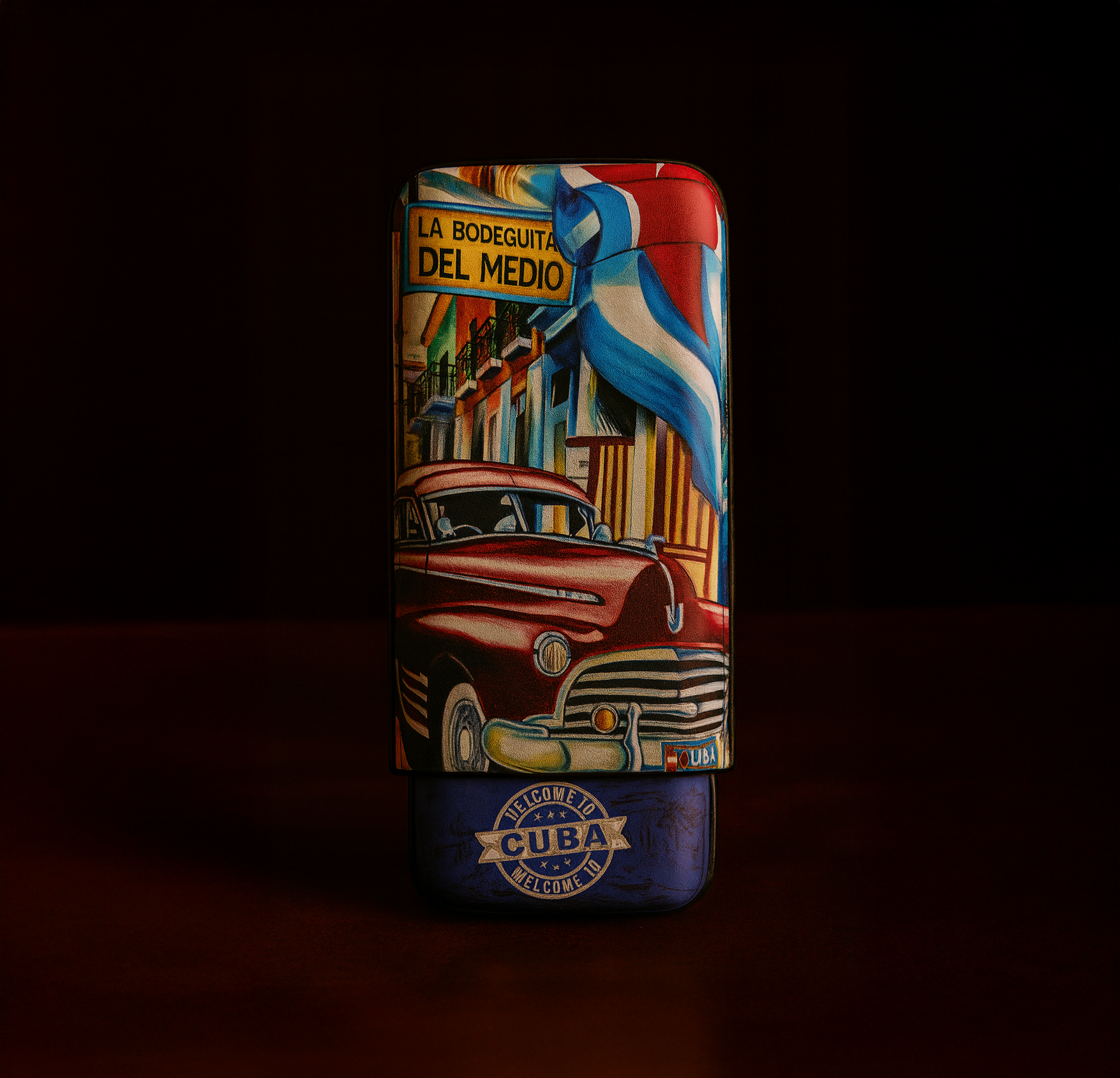 Designed Cigar Case 3 Cigar Holder