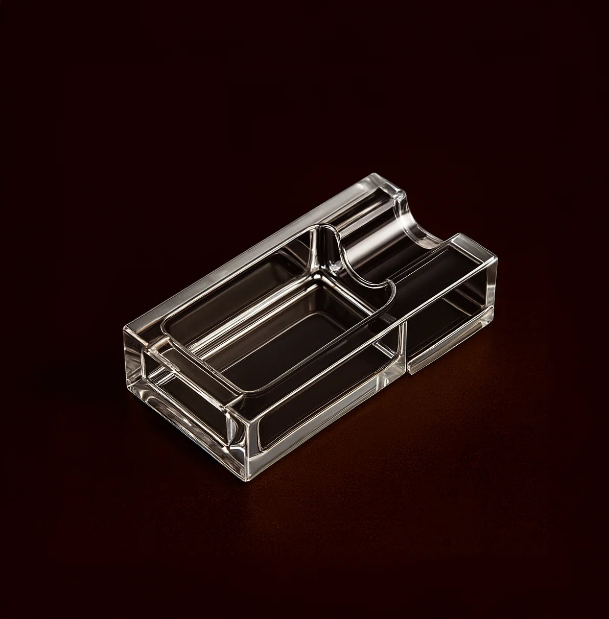 Glass Cigar Ashtray, Rectangle