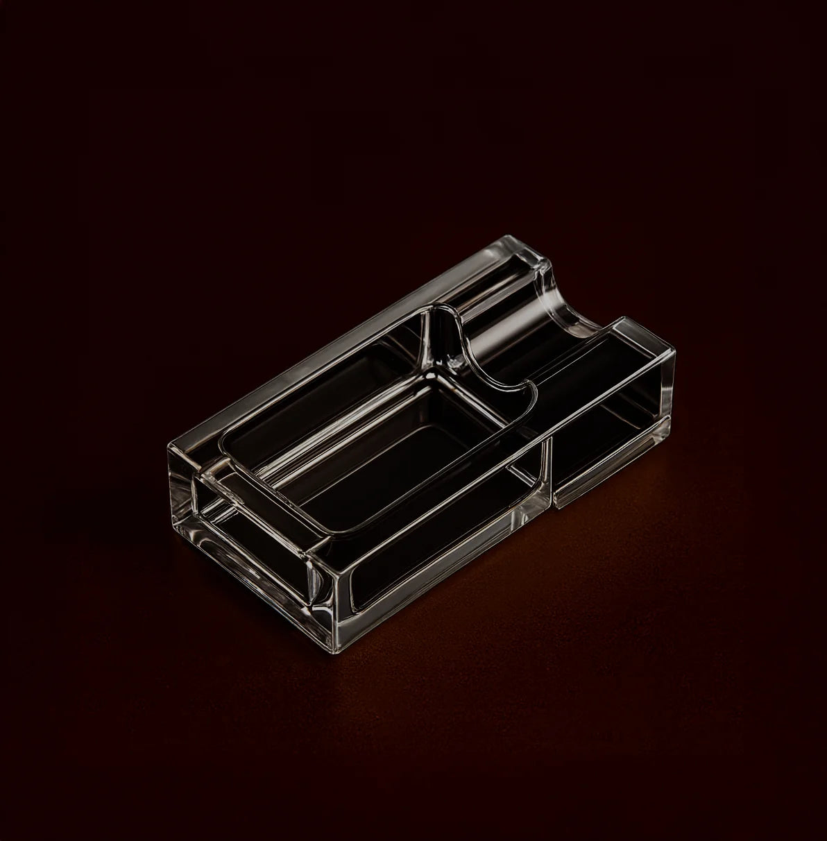 Glass Cigar Ashtray, Rectangle