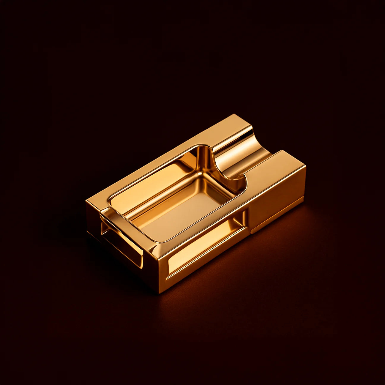 Glass Cigar Ashtray, Rectangle