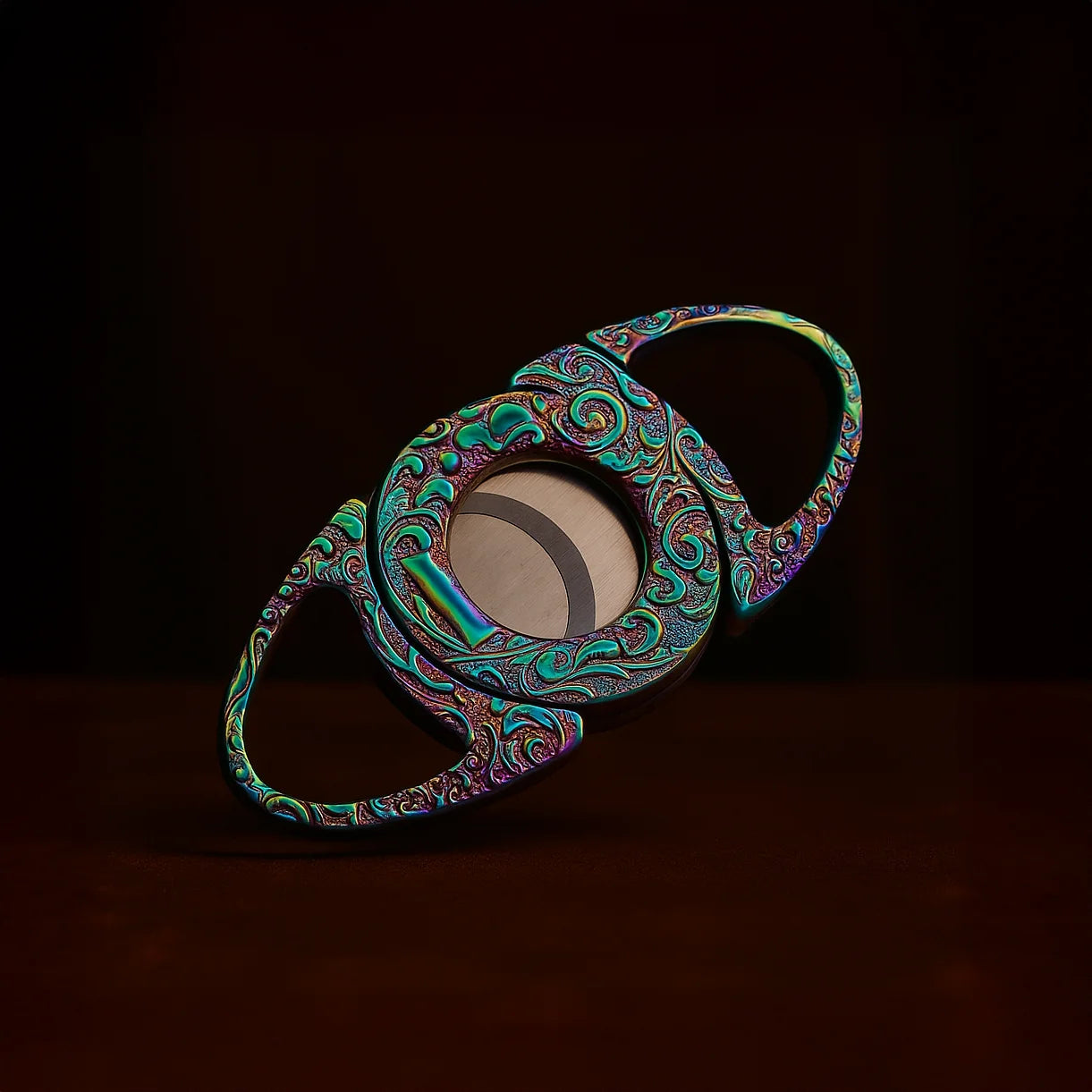 Zinc Alloy Cigar Cutter Patterned